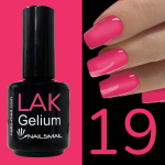 LakGelium smalto gel semipermanente Neon Cyclam 19
