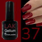LakGelium smalto gel semipermanente Worm Wine Red 37