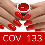 Gel colorato per unghie  Wet on Wet Rosso 133